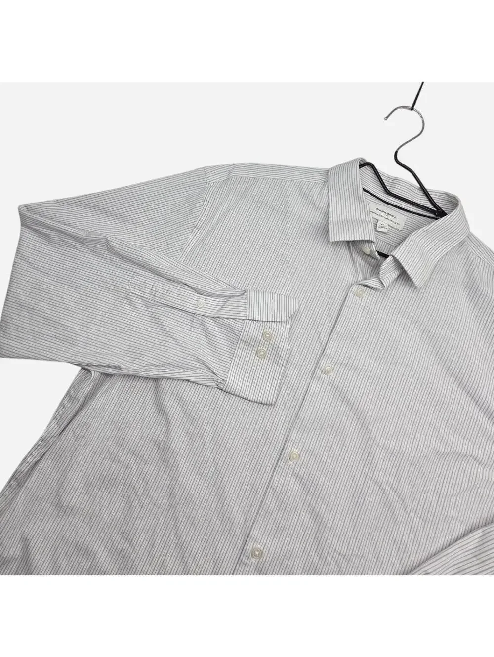 Banana Republic Men's Black and Grey Shirt